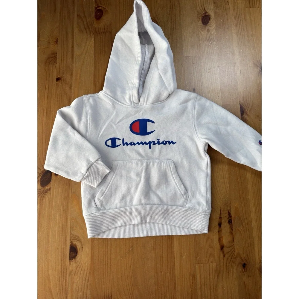 Toddler Champion Hoodie & Jogger Pants Set Blue/White‎ Size 3T